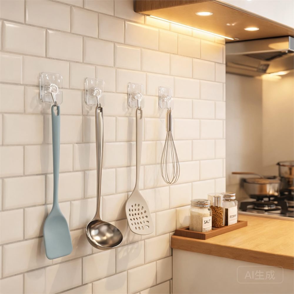 Kitchen Waterproof Adhesive Hook KH01 | Easezo 4 Kitchen Waterproof Adhesive Hook KH01 detail 3